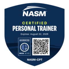 Verify my NASM Certified Personal Trainer credential
